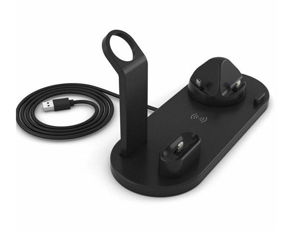 &uu CARGADOR CELULAR BASE DOCK STAND 6 EN 1 BXD-08